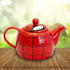 Marvel Spider-Man Ceramic Teapot with Web Mask Detail Lid
