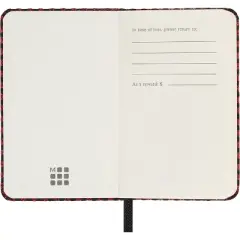 Moleskine Le Holiday XS Ruled Plain H Box Shine Metallic Red: Pocket Journal, Hard Cover, Undated, 176 Pages
