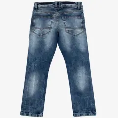 X RAY Little Boy's Ripped and Repaired Stretch Jeans