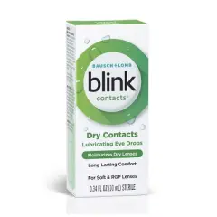 Blink Contact Eye Drops for Dry Lenses - 0.34 fl oz
