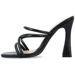 Journee Collection Womens Louisse Tru Comfort Foam High Heel Open Toe Pumps