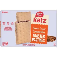 Katz Gluten Free Brown Sugar Cinnamon Toaster Pastries - 8oz/4ct