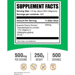 BulkSupplements Acerola Cherry Extract Powder