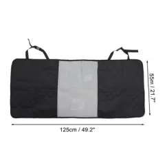 Unique Bargains Dog Car Net Barrier with Adjustable Rope Black 1 Pc