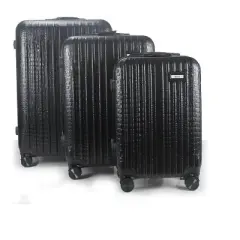 Mirage Luggage Danae ABS Hard shell Lightweight 360 Dual Spinning Wheels Combo Lock 28" 24", 20" 3 Piece Luggage Set