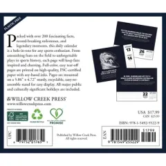 Willow Creek Press 2026 Super Sports Stats and Facts Box Calendar