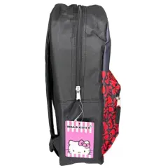 Hello Kitty Nylon Backpack 16" School Bookbag for Girls ages 3+