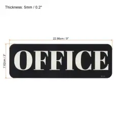Unique Bargains Acrylic Self-Adhesive Waterproof Decor Business Office Sign