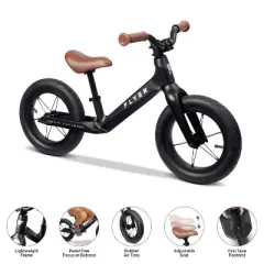 Radio Flyer Ultra Lite 12" Kids' Balance Bike - Black