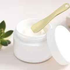 Unique Bargains Flat Mini Makeup Cosmetic Spoon 2 Pcs