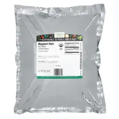 Frontier Co-op Organic Cut & Sifted Mugwort Herb, 16 oz (453 g)