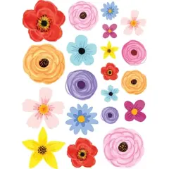 Teacher Created Resources&reg; Wildflowers Accents - Assorted Sizes, 60 Per Pack, 3 Packs