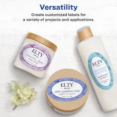 Avery Matte White Oval Labels, 2" x 3-1/3"