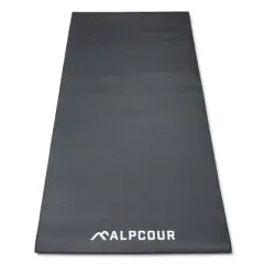 Alpcour 36"x78" Bike Trainer Mat - Water-Resistant, Anti-Slip, Noise Insulating Multipurpose Indoor Workout Cycling Floor Protector
