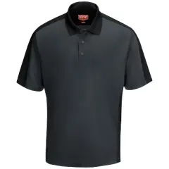 Red Kap&reg; Men's Short Sleeve Performance Knit&reg; Two-Tone Polo