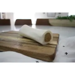 Cadet Peanut Butter Stuffed Shin Bone Dog Treats - Large - 8.5oz