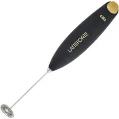 Cilio Latteforte Battery Powered Milk Frother with Stainless Steel Stand