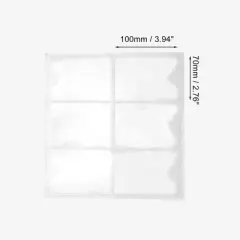 Vertical Label Holder 3.94"x2.76" Clear 30 Pcs
