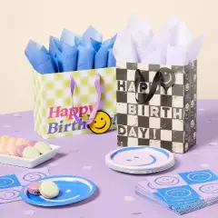 Retro Smiley Face Lunch Napkin 30ct - Spritz&trade;