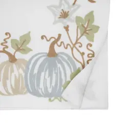 Saro Lifestyle Pumpkins Table Runner, 16"x70", Ivory