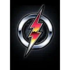 Flash Chrome Logo Black T-shirt Toddler Boy to Youth Boy