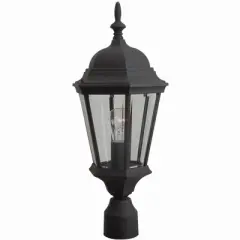 Craftmade Lighting CAST ALUMINUM 1 - Light Post Light in  Textured Black