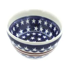 Blue Rose Polish Pottery Zaklady Cereal Bowl