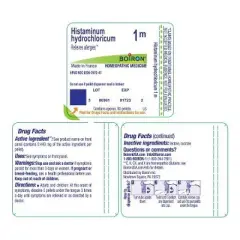 Histaminum Hydrochloricum 1M by Boiron Homeopathic Single Medicine For Allergy  -  80 Pellet