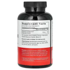 Force Factor Magnesium Glycinate, 180 Vegetable Capsules (70 mg per Capsule)