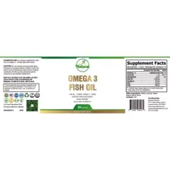Natural Extract Omega 3 Fish Oil 60ct