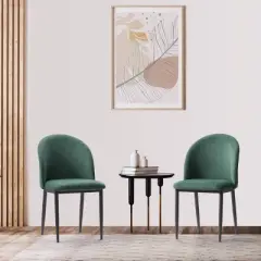 Nash Side Chair with Black Legs - CorLiving