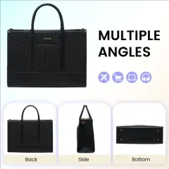 Laptop Bags for Women, 17 inch Waterproof Work Tote Bag with Clutch, Professional