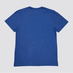 Men's IML Hanukkah Dreidel Short Sleeve Graphic T-Shirt - Heathered Blue