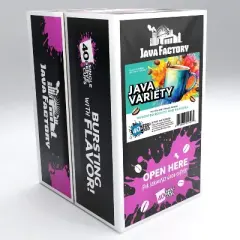 Java Factory Variety Pack Single-Cup Coffee for Keurig K-Cup Brewers, 40 Count
