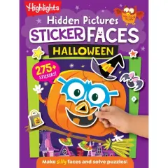 Hidden Pictures Sticker Faces: Halloween - (Paperback)