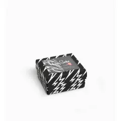 Happy Socks Adult 3pk Black and White Socks Gift Set - Large