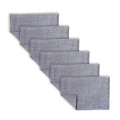 C&F Home Diamond Indigo Navy Placemats Set of 6, 14" x 20"