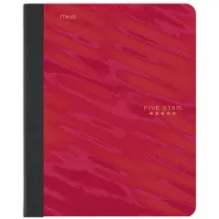 Five Star Active Comp Book Red Wide Ruled 80ct