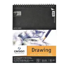 Canson 11" x 14" Wire Bound Drawing Sketch Pad 24 Sheets/Pad (40236)