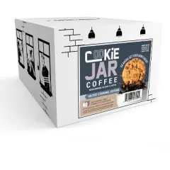 Cookie Jar Coffee Salted Caramel Flavored Coffee Pods,Keurig 2.0 Brewers,40 Ct