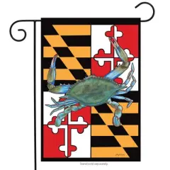 Briarwood Lane Garden Flag 12x18 For Outdoor Maryland Crabs Summer For Summer Garden Flag Flags For Outside