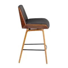 Corazza Mid-Century Modern Counter Height Barstool - LumiSource