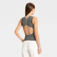 Women's Open Back Ribbed Tank Top - Wild Fable&trade;