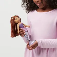 Ikuzi Dolls Mermaid Lavender Tail Baby Doll