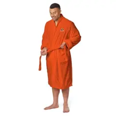 Cincinnati Bengals NFL L/XL Silk Touch Bathrobe 26x47 Inches