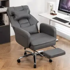 PAGED Office Chair Swivel Ergonomic Gaming Chair 155&deg;Reclining Computer Chair with Lumbar Support Headrest for Living Room, Home Office