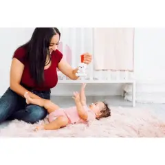 Pearhead Plush Baby Travel Stroller Toy - Bear - Valentine's Day