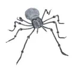Morris Costumes 4 Ft. 5" Grey Latex Spider Halloween Decoration