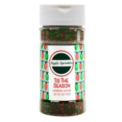 Mystic Sprinkles Tis The Season Sanding Sugar 4 oz.