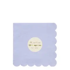 Meri Meri Large Soft Lilac Paper Napkins (Pack of 20)
